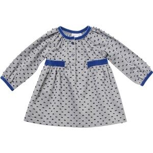 Oso & Me Blue Elizabeth Baby Dress with Bloomers 6 Months